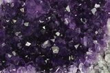 Amethyst Cut Base Crystal Cluster - Uruguay #138894-1